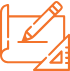 drawing icon to represent Axiom Built's fencing and gate design process